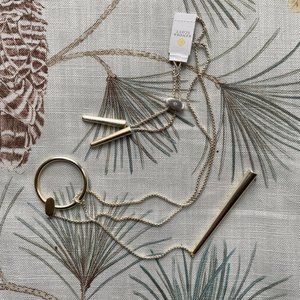 Kendra Scott Tegan Slider Necklace in Silver